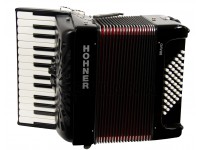 Hohner Bravo II 48 Black silent key Hohner Bravo II 48 Black silent key